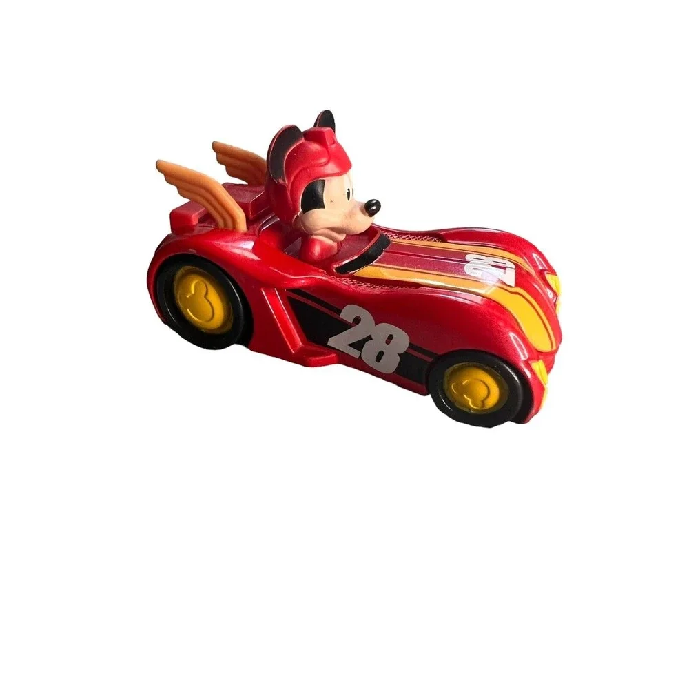 Just Play Disney Junior Mickey's Roadster‎ #28 Junior Diecast Racer RED
